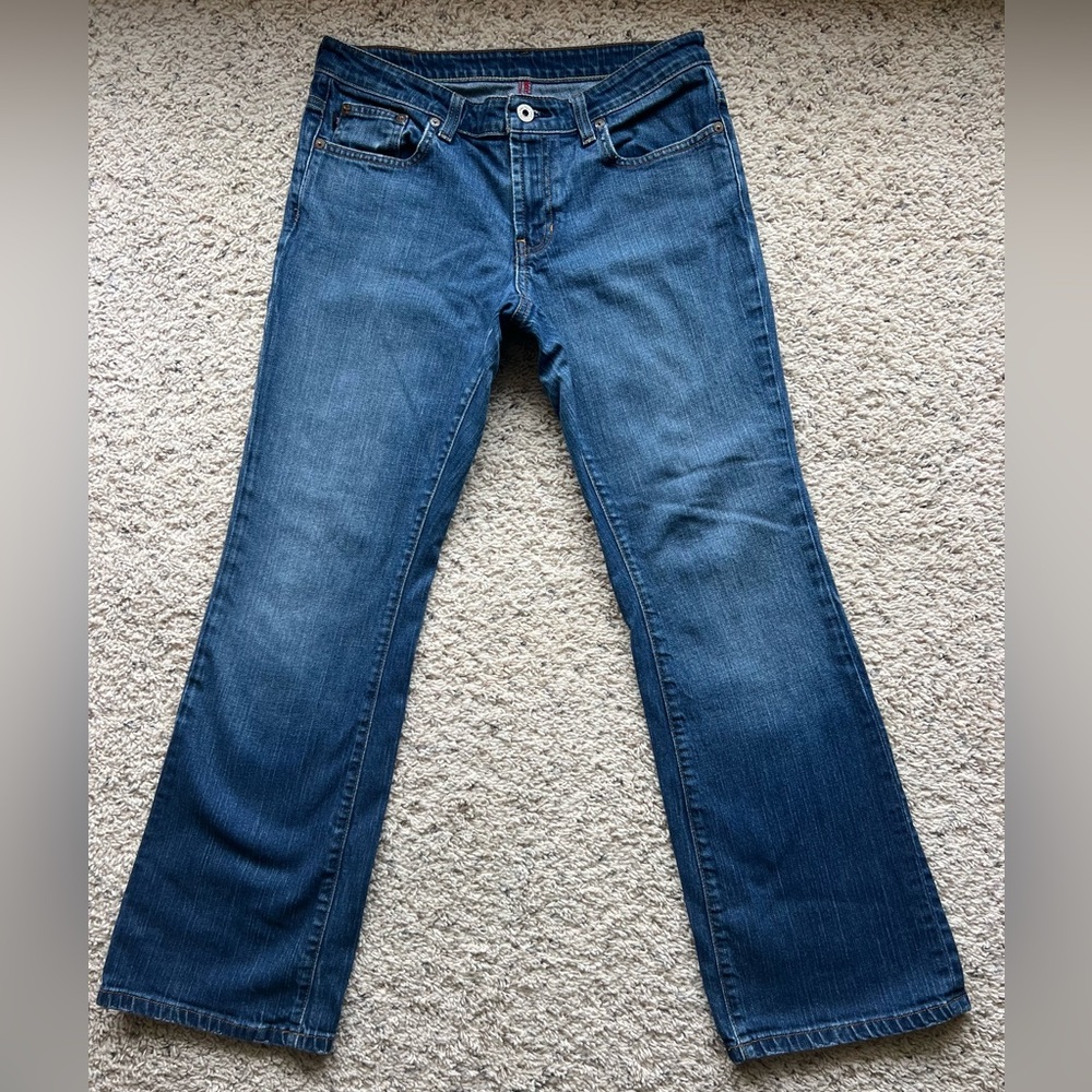 🇺🇸 RALPH LAUREN🇺🇸 Polo dark wash, mid rise, modern bootcut jeans, size 8